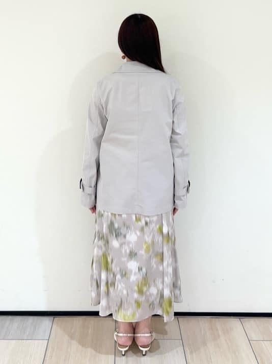 Mitsukiさんの「UNTITLED｜◆【後ろウエストゴム/花柄】ぼかしフラワー プリントスカート」を使ったコーディネート