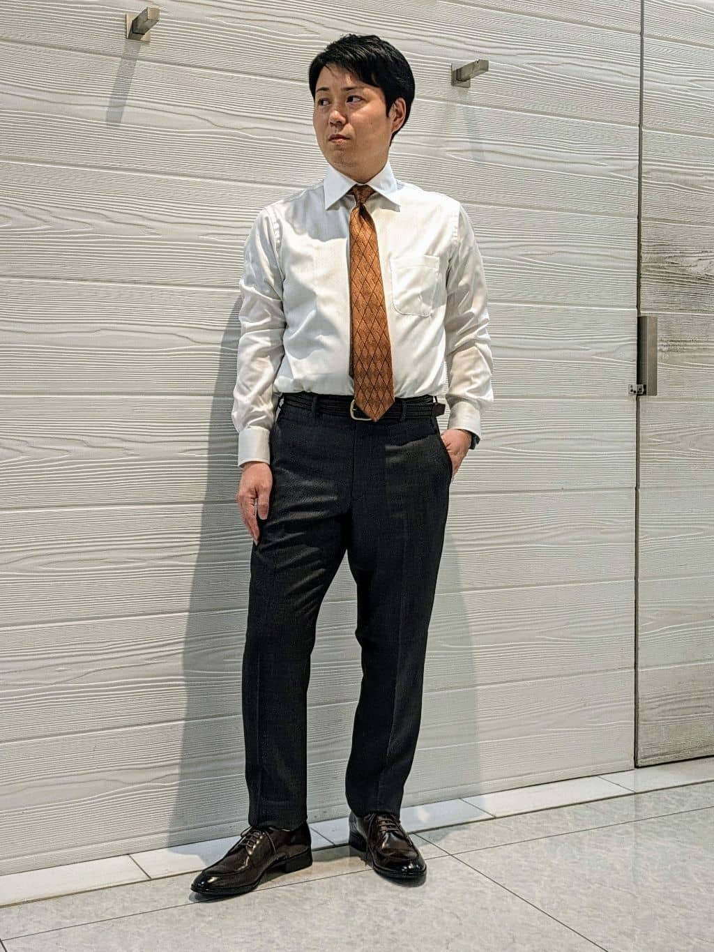 かずさんの「TAKEO KIKUCHI｜日本製 Uチップ ドレスシューズ」を使ったコーディネート