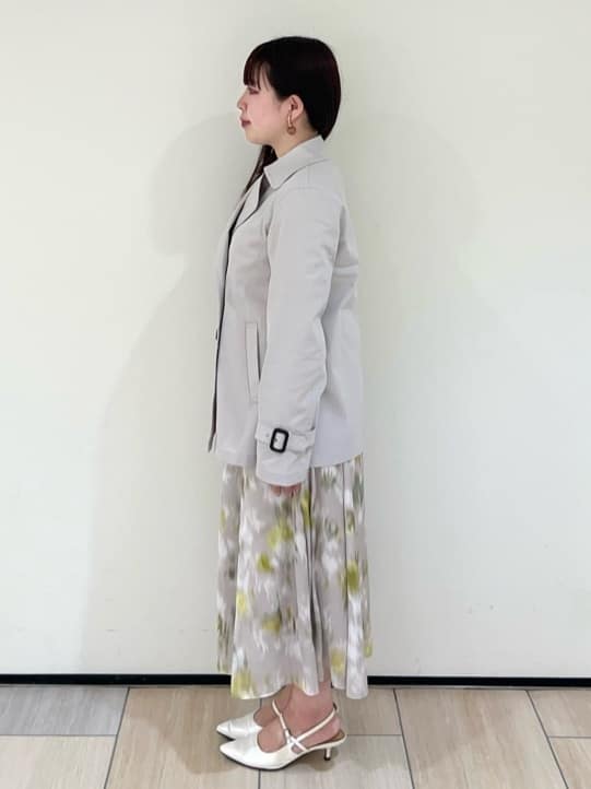 Mitsukiさんの「UNTITLED｜◆【後ろウエストゴム/花柄】ぼかしフラワー プリントスカート」を使ったコーディネート