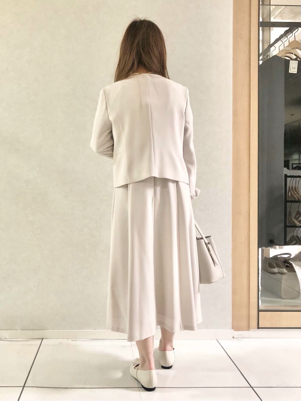 sayuさんの「UNTITLED｜◆【通勤スーツ】ノーカラージャケット」を使ったコーディネート