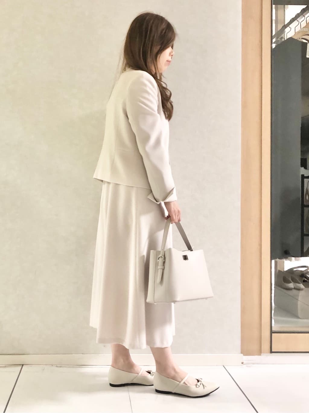 sayuさんの「UNTITLED｜◆【通勤スーツ】ノーカラージャケット」を使ったコーディネート