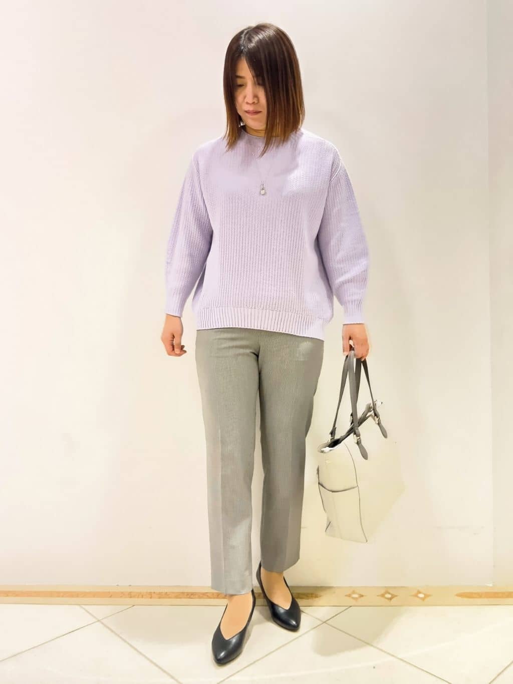 tomoさんの「Reflect｜◆【WEB限定カラーあり／私のパンツ／手洗い可】ストレッチテーパードパンツ」を使ったコーディネート