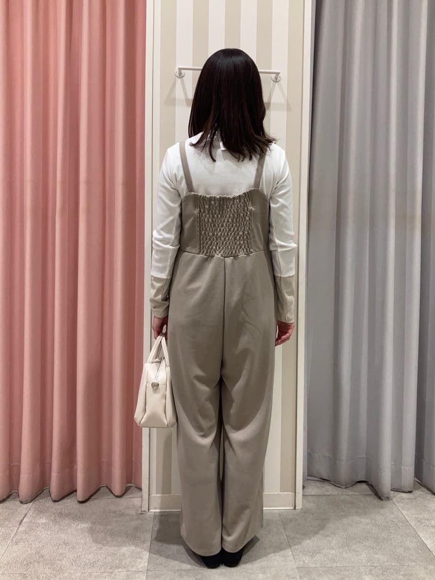 𝐂𝐡𝐢𝐢 &hearts;(ちー)さんの「SHOO･LA･RUE｜◆【S-LL】テレコ袖配色切り替えトップス」を使ったコーディネート