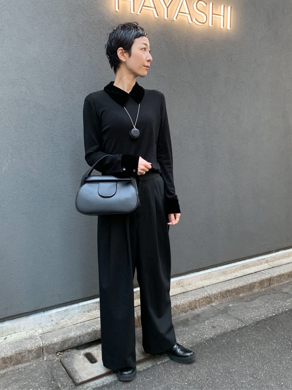 Kさんの「HIROKO HAYASHI｜RONDINE(ロンディネ)ハンドバッグ」を使ったコーディネート