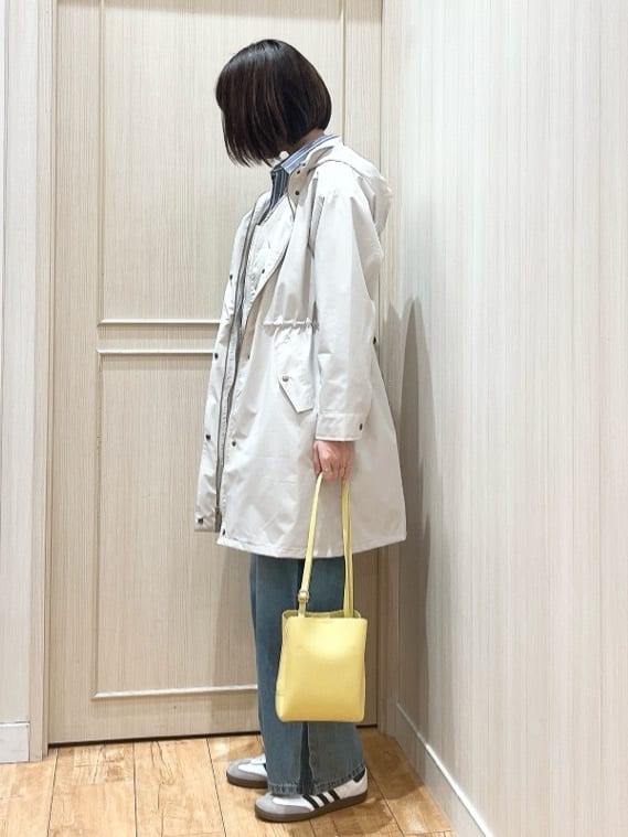 kuraさんの「SHOO･LA･RUE｜◆【撥水/防花粉/S-LL】ライナー付き ミリタリーフーデッドコート」を使ったコーディネート