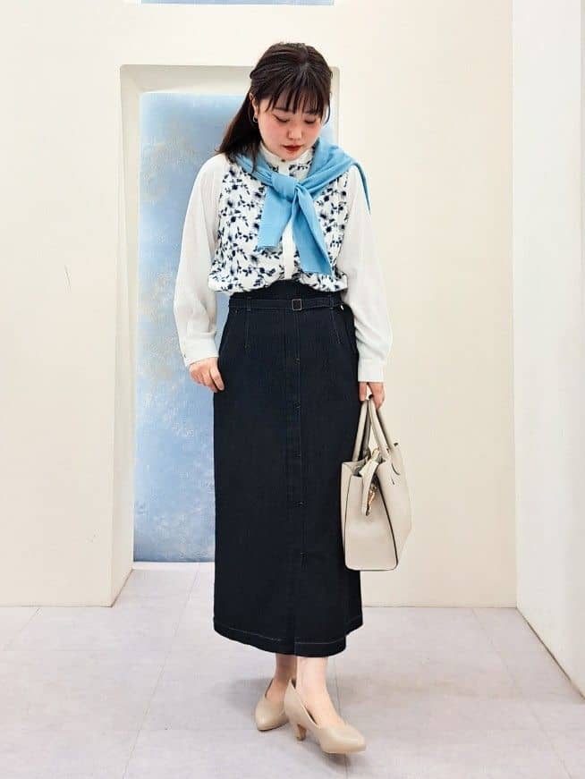 ふるさんの「grove｜【Lee&times;grove別注】STRAIGHT DENIM PANTS」を使ったコーディネート