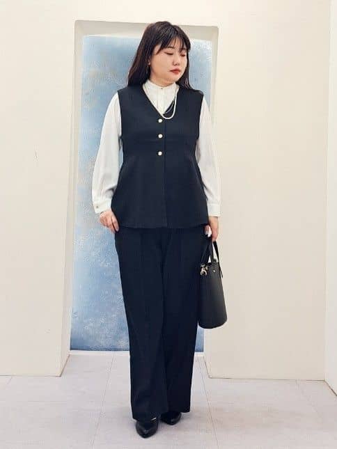ふるさんの「grove｜【Lee&times;grove別注】STRAIGHT DENIM PANTS」を使ったコーディネート
