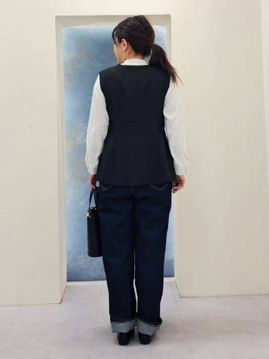 ふるさんの「grove｜【Lee&times;grove別注】STRAIGHT DENIM PANTS」を使ったコーディネート
