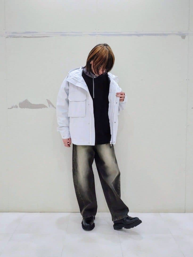 KENさんの「tk.TAKEO KIKUCHI｜◆【春まで使える】3WAYマウンテンパーカ 防風/ライナー付き」を使ったコーディネート