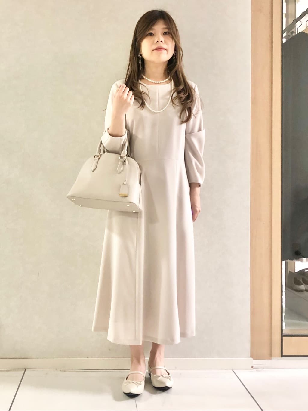 sayuさんの「UNTITLED｜◆【入卒/セレモニー/通勤】ラメツイード ノーカラージャケット」を使ったコーディネート