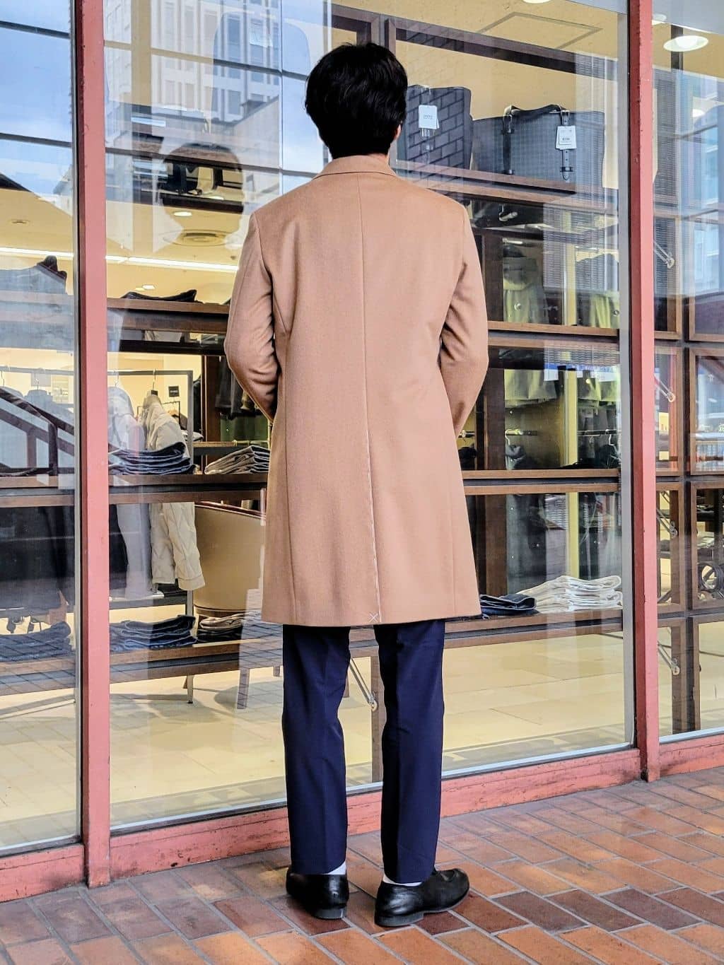 piroyaさんの「TAKEO KIKUCHI｜ウールカシミヤブレンド チェスターコート」を使ったコーディネート