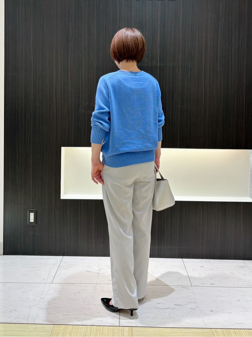 Satoさんの「UNTITLED｜◆【洗える/体型カバー】コットンウールプルオーバーニット」を使ったコーディネート
