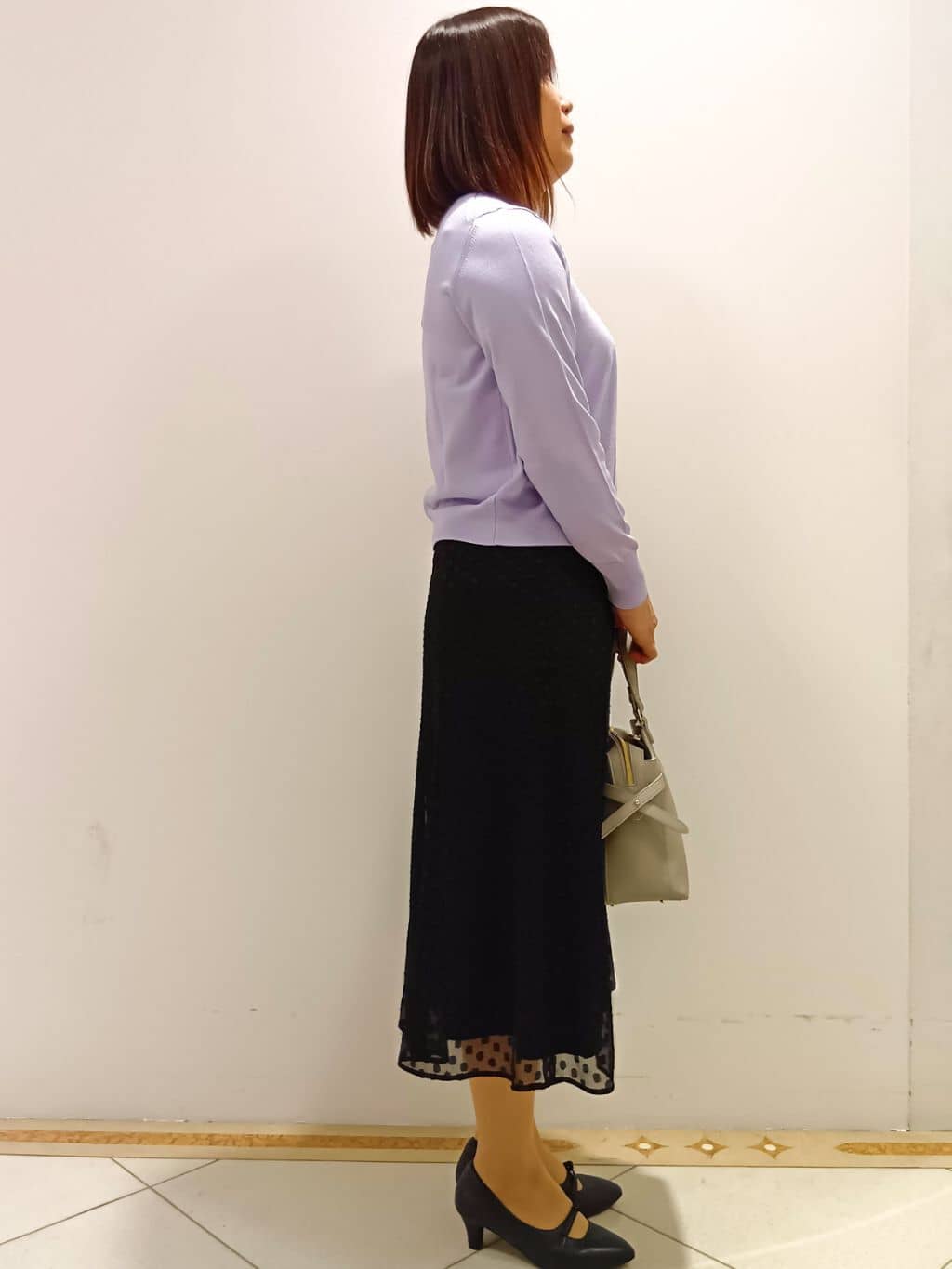 tomoさんの「Reflect｜◆【WEB限定カラーあり／アンサンブル可】比翼仕立てニットカーディガン」を使ったコーディネート