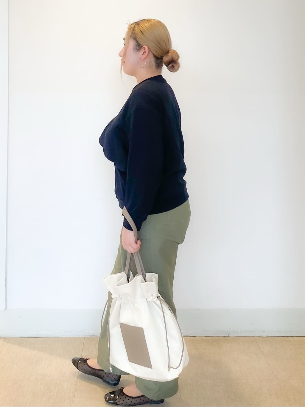 MIINAさんの「OPAQUE.CLIP｜【定番/6color】名品フラットバレエシューズ」を使ったコーディネート