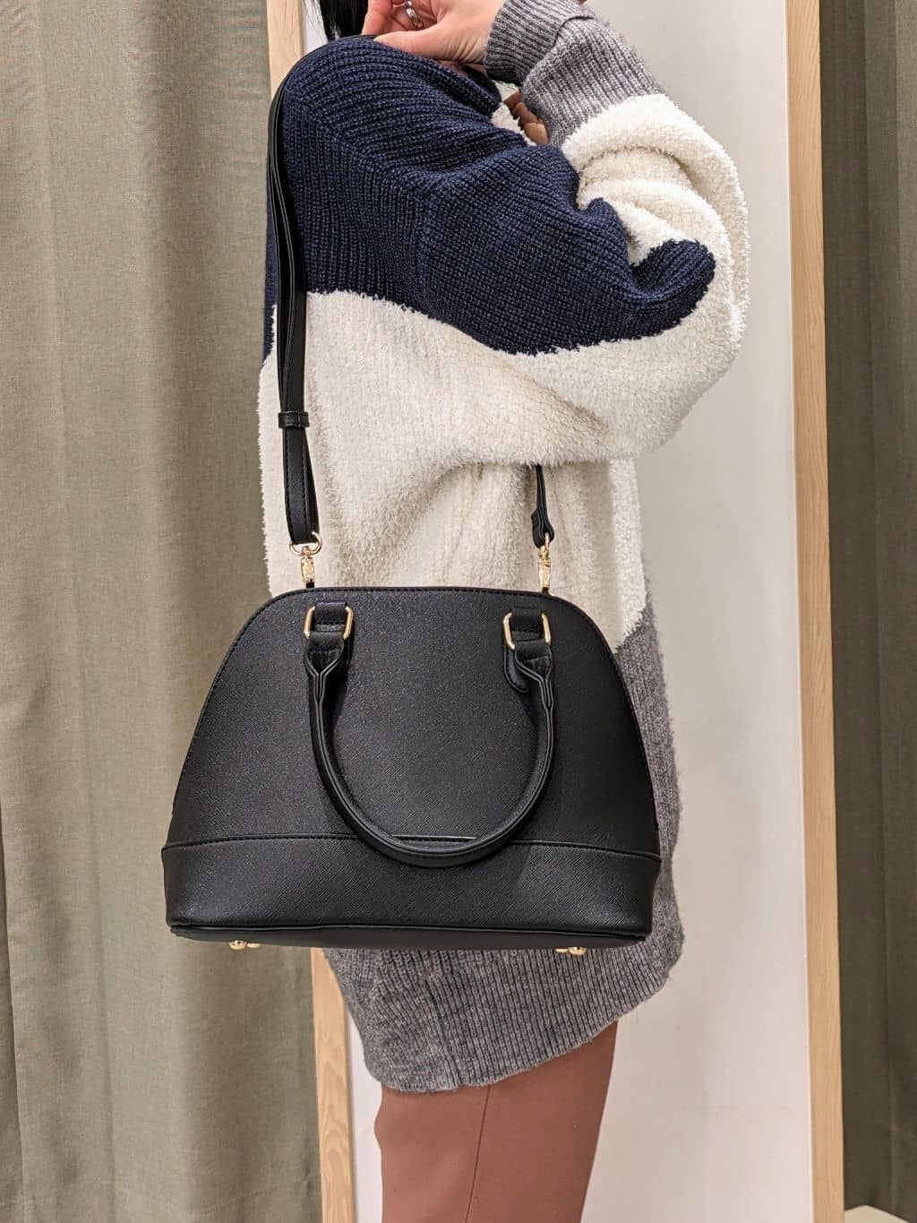 ながみねさんの「THE SHOP TK｜◆ラウンド型オケージョンBAG」を使ったコーディネート