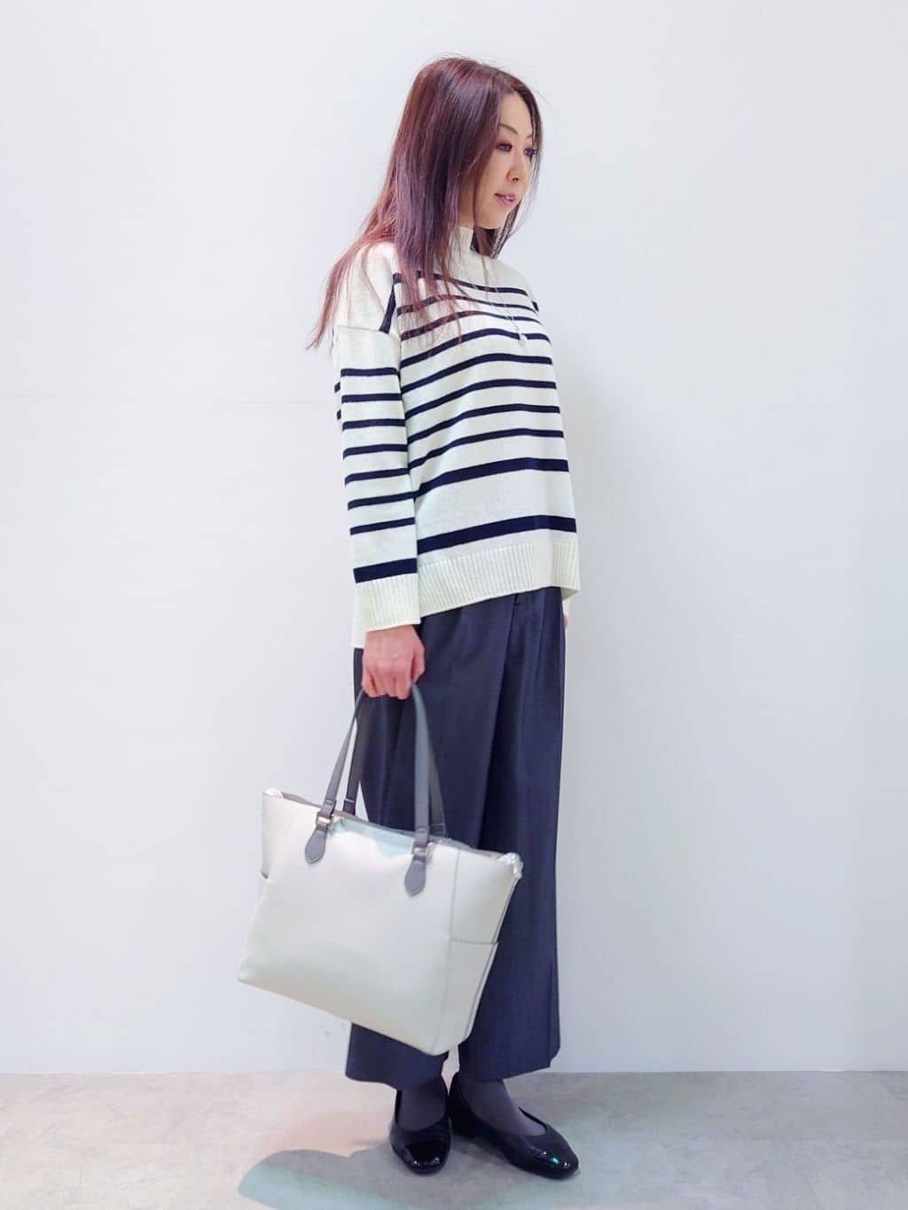 yoshiさんの「Reflect｜◆【手洗い可】ワイドストレートパンツ」を使ったコーディネート