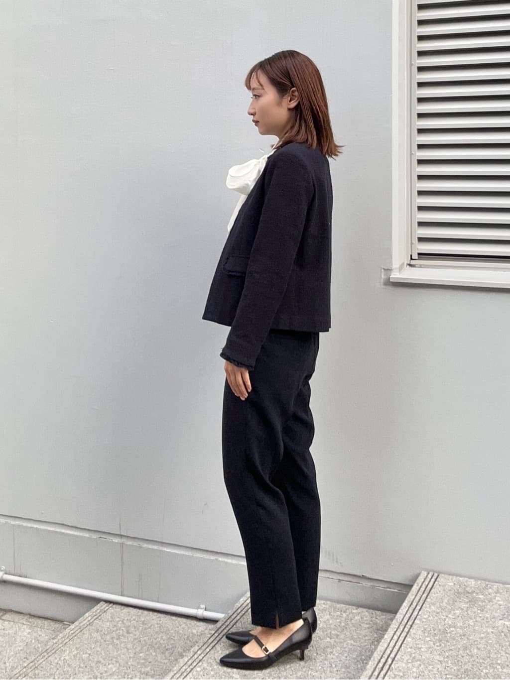 BUNさんの「DRESSTERIOR｜【セレモニー】オケージョンツイードジャケット」を使ったコーディネート