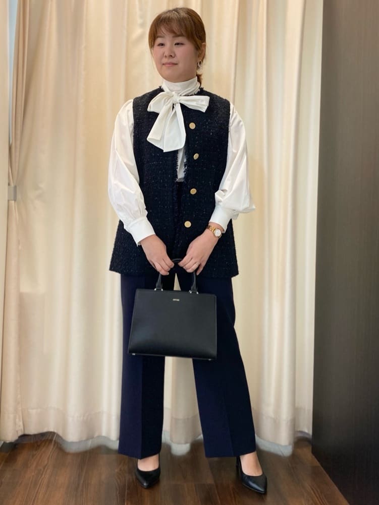 Ayaさんの「UNTITLED｜◆【通勤スーツ】ワイドパンツ」を使ったコーディネート
