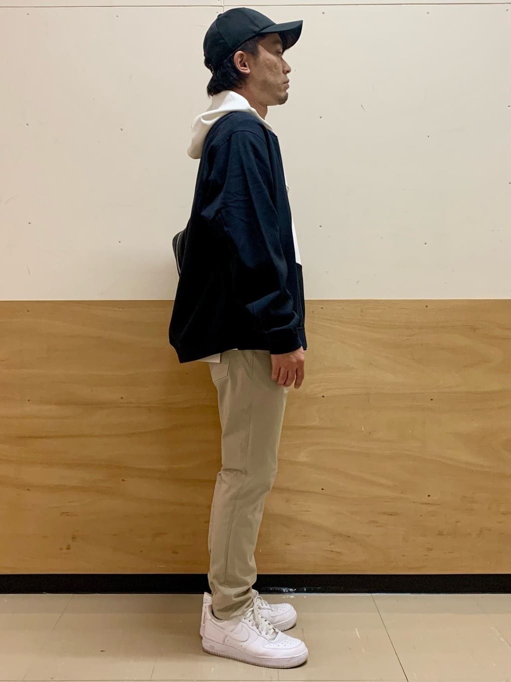 MATUさんの「THE SHOP TK｜◆【CAVIAN/キャビアン】リサイクルシャークスキンジップブルゾン セットアップ可」を使ったコーディネート