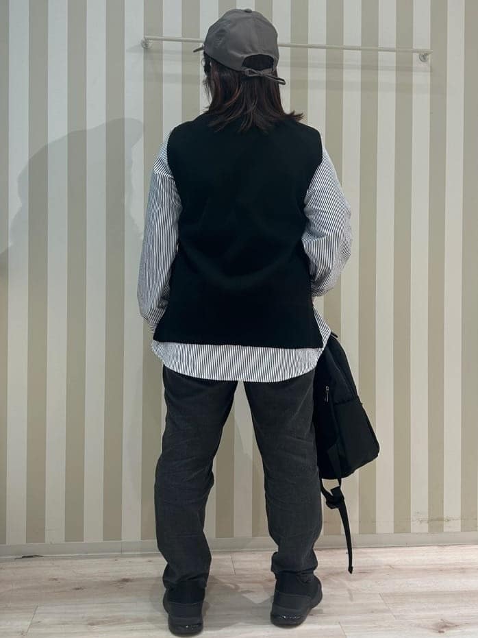くーさんの「SHOO･LA･RUE｜◆【S-LL/2点セット】着回し自在 ニットベスト＋フレアブラウス」を使ったコーディネート