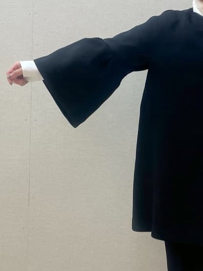 chiakiさんの「OPAQUE.CLIP｜◆《STORY掲載》ボウタイシャツブラウス／通勤・セレモニー対応【洗濯機洗い可】」を使ったコーディネート