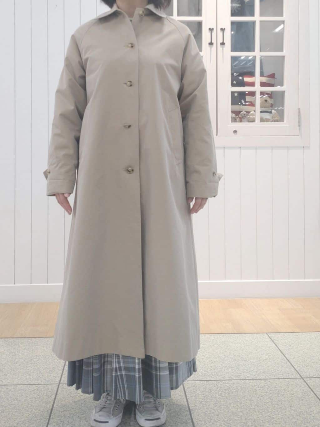 kaiさんの「Dessin｜◆【ウエストゴム・4サイズ展開】映えチェック柄スカート（XS～L）」を使ったコーディネート