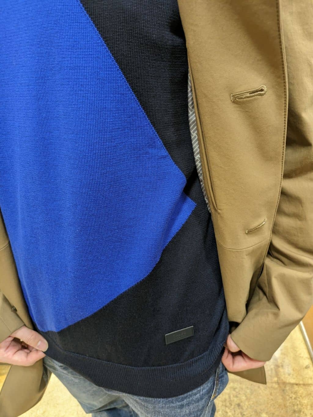 あきやまさんの「TAKEO KIKUCHI｜【モンスターストレッチ】日本製 ウォッシュド デニムパンツ」を使ったコーディネート