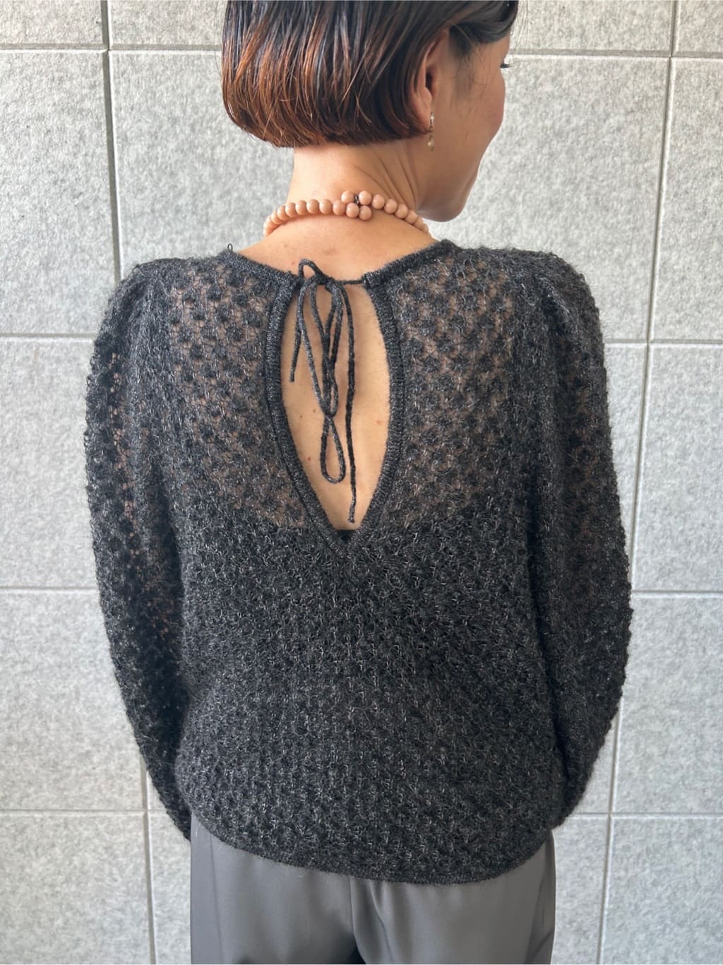 yukoさんの「CODE A｜2way sheer mohair pullover」を使ったコーディネート