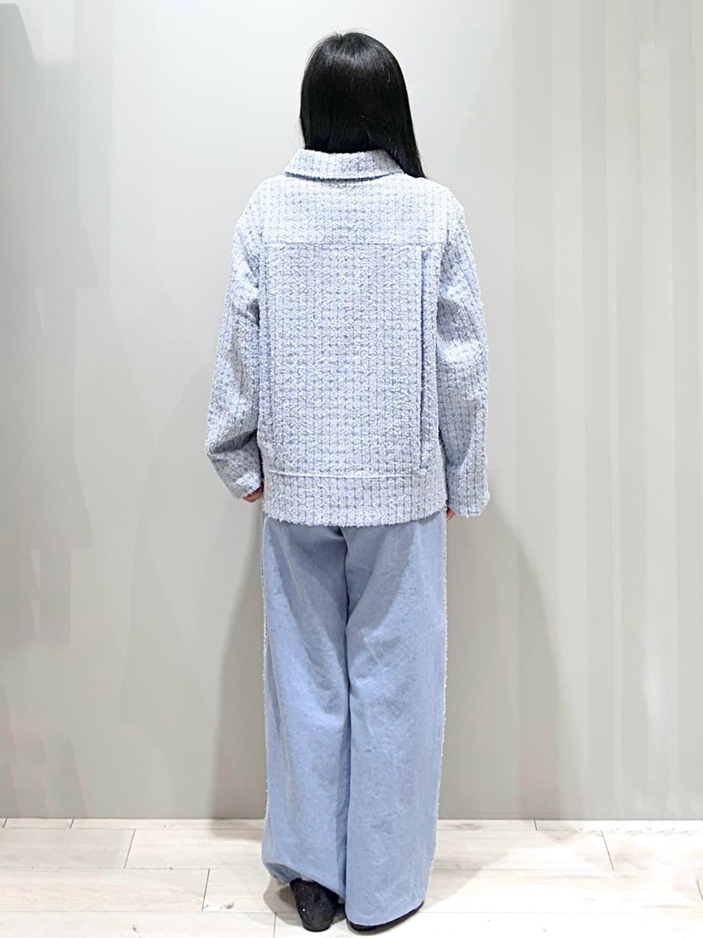 Iguさんの「THE SHOP TK｜◆ジャカードデニムジャケット【洗える】」を使ったコーディネート