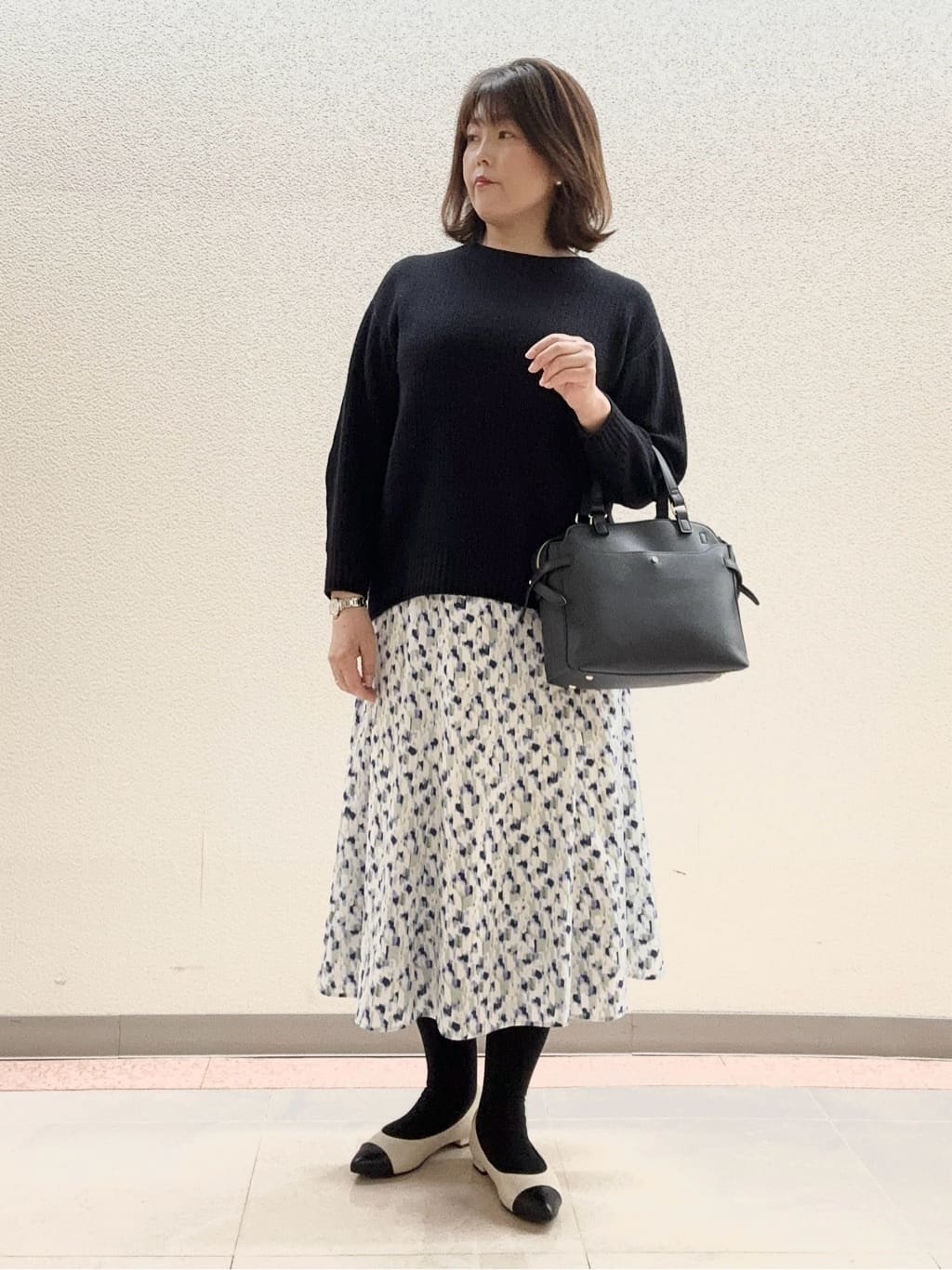 chinatsuさんの「Reflect｜◆【夏SALE／手洗い可／ホールガーメント（R）】ゆるシルエットニット」を使ったコーディネート