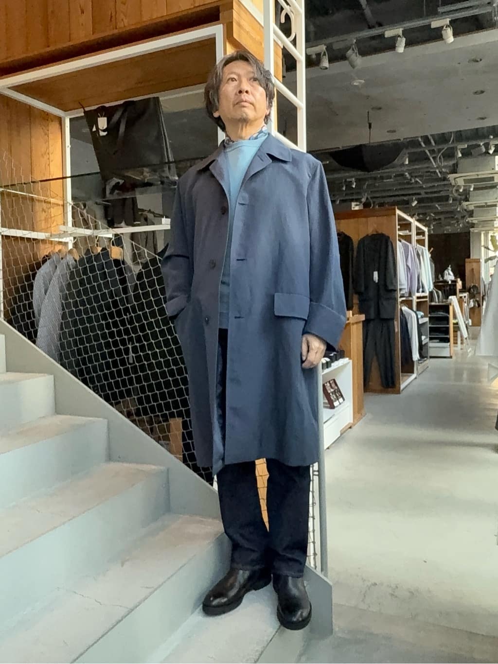 デザイナーTAKEman さんの「TAKEO KIKUCHI｜【モンスターストレッチ】日本製 ワンウォッシュ デニムパンツ」を使ったコーディネート