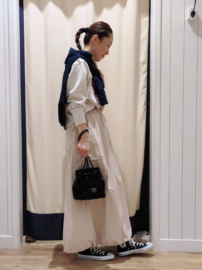toyaさんの「Dessin｜◆【軽量】スパンコールミニショルダー」を使ったコーディネート