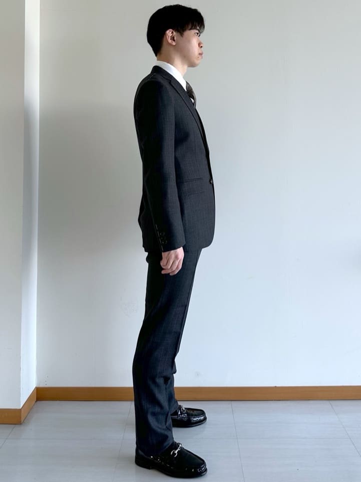 イッシーさんの「TAKEO KIKUCHI｜【THE FLAGSHIP】矢絣 ストライプ スーツ」を使ったコーディネート