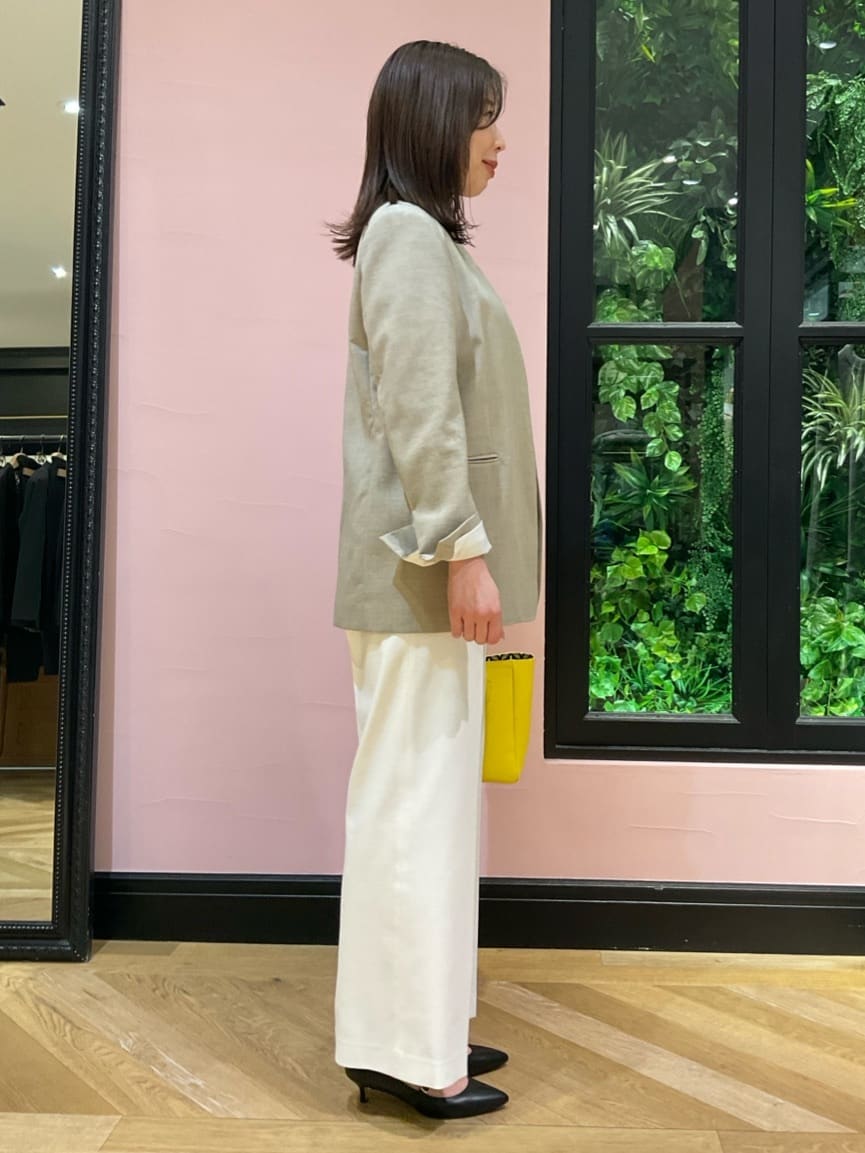 maruさんの「DRESSTERIOR｜【otonaMUSE5月号掲載/日本製】シュリンクレザーミニトート」を使ったコーディネート