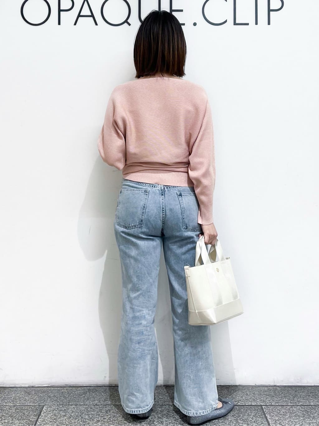 あずささんの「OPAQUE.CLIP｜《丈が選べる》ストレートデニムパンツ【洗濯機洗い可】」を使ったコーディネート