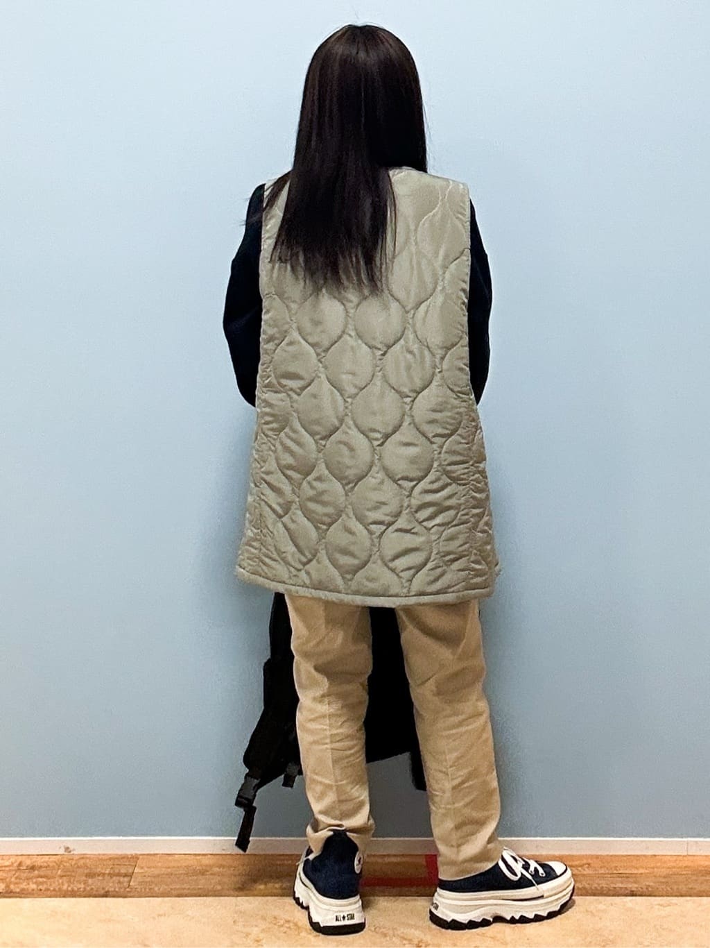 mikoさんの「SHOO･LA･RUE｜◆【撥水/防花粉/S-LL】ライナー付き ミリタリーフーデッドコート」を使ったコーディネート