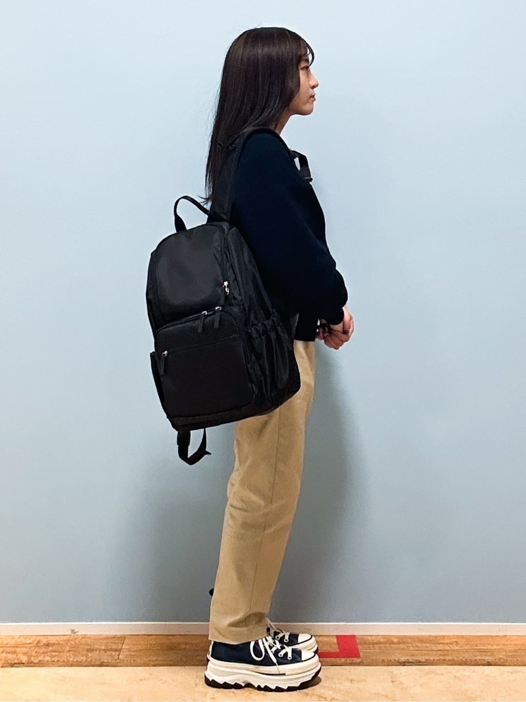 mikoさんの「SHOO･LA･RUE｜◆【撥水/防花粉/S-LL】ライナー付き ミリタリーフーデッドコート」を使ったコーディネート