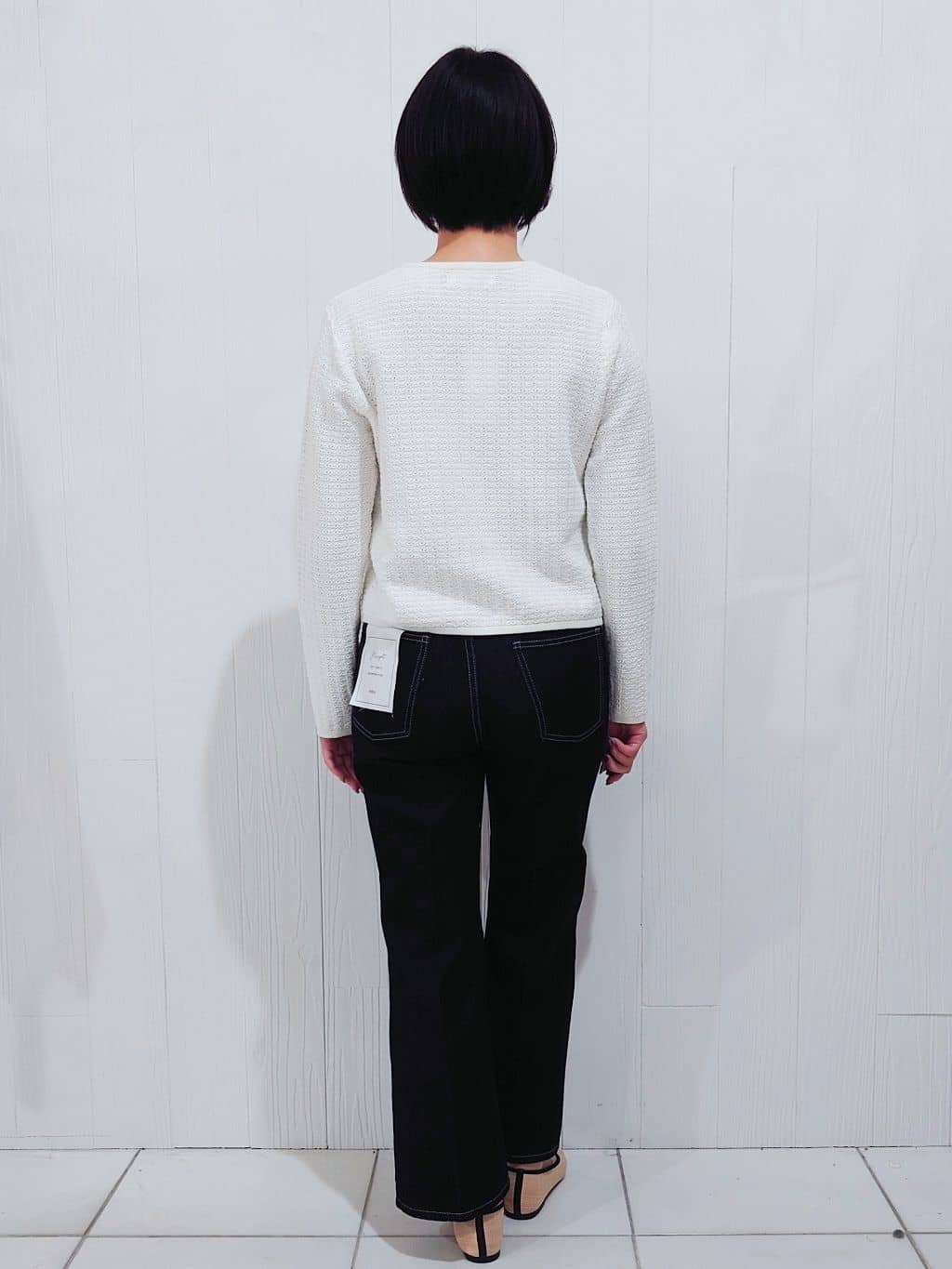 haruさんの「index｜《丈が選べる》ストレートデニムパンツ【洗濯機洗い可】」を使ったコーディネート