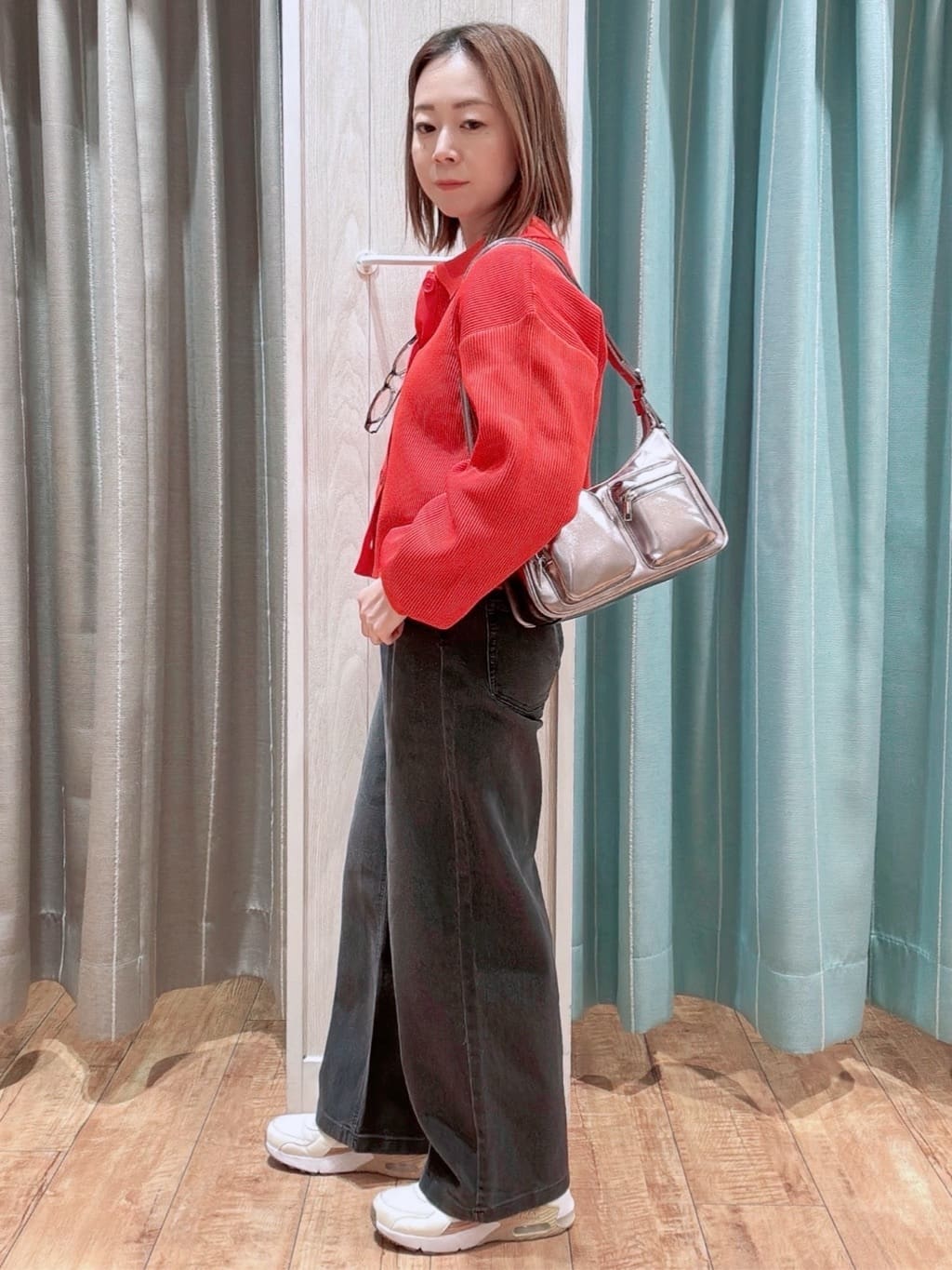 なみぞうさんの「SHOO･LA･RUE｜◆フロント2ポケットショルダーバッグ」を使ったコーディネート