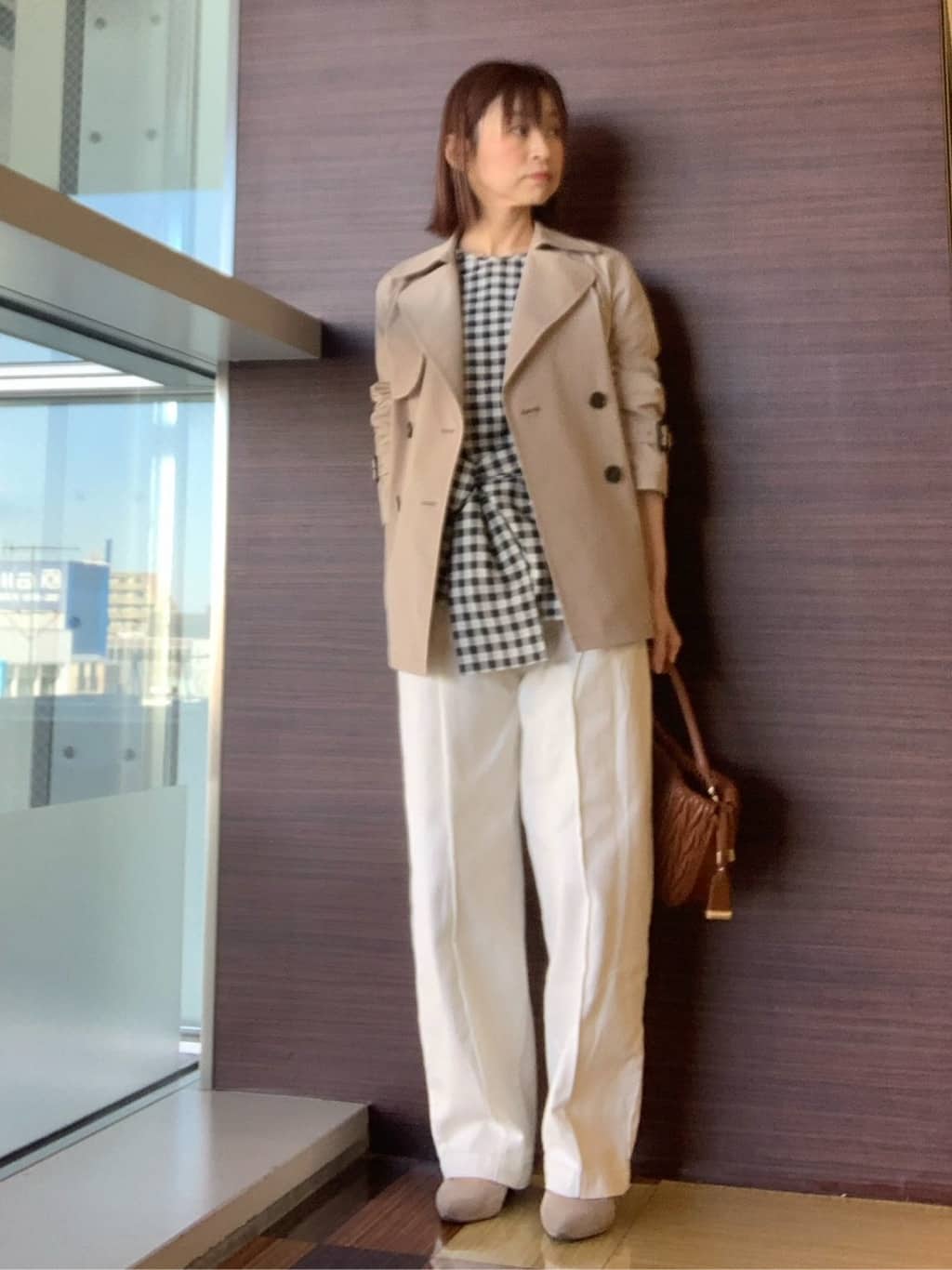 anaさんの「UNTITLED｜◆【セットアップ可能】ギンガムチェック ブラウス」を使ったコーディネート