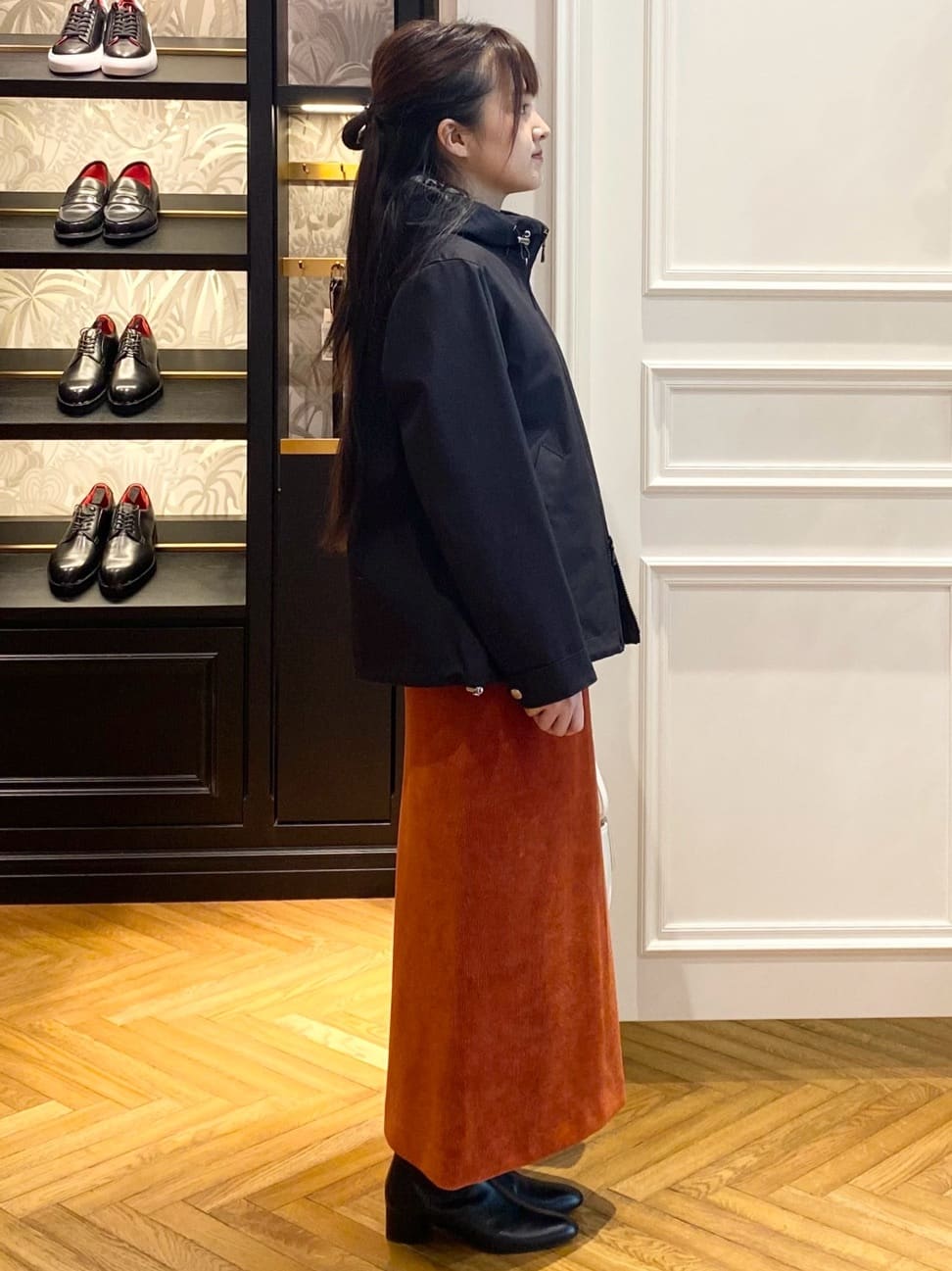 c.wさんの「DRESSTERIOR｜◆コーデュロイイージースカート」を使ったコーディネート