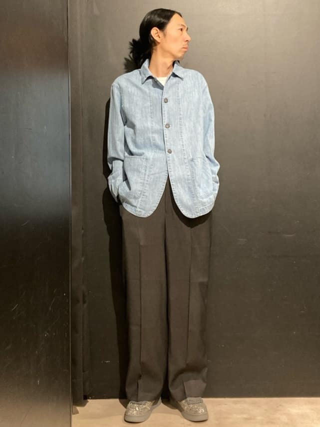 538961276さんの「THE SHOP TK｜◆【CAVIAN/キャビアン】リサイクルシャークスキンジップブルゾン セットアップ可」を使ったコーディネート