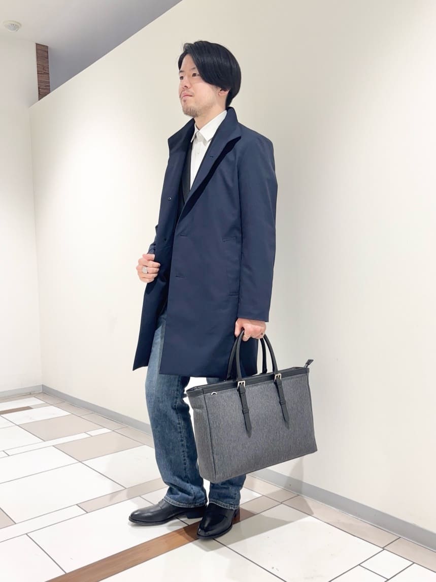 及川さんの「TAKEO KIKUCHI｜【360&deg;ストレッチ／セットアップ対応】None Of Stress ジャケット」を使ったコーディネート