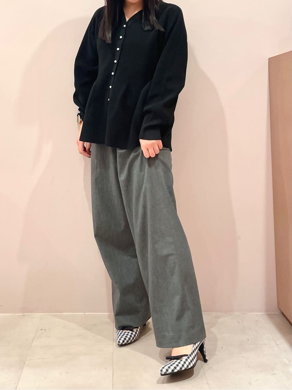 SEIKOさんの「ESPERANZA｜リボンポインテッドパンプス」を使ったコーディネート