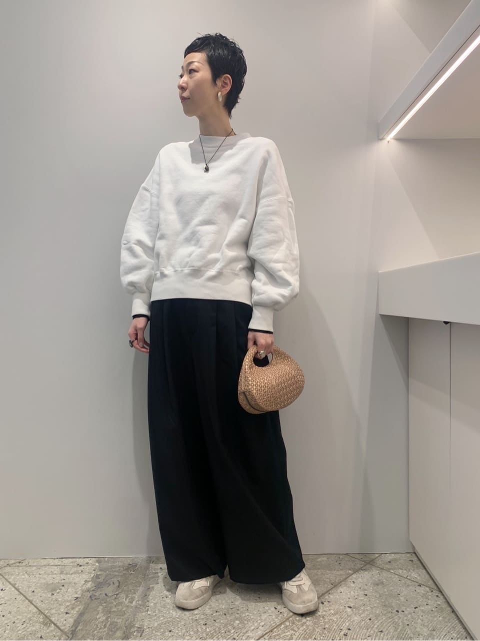 Kさんの「HIROKO HAYASHI｜GIRASOLE（ジラソーレ）クロワッサンバッグM」を使ったコーディネート