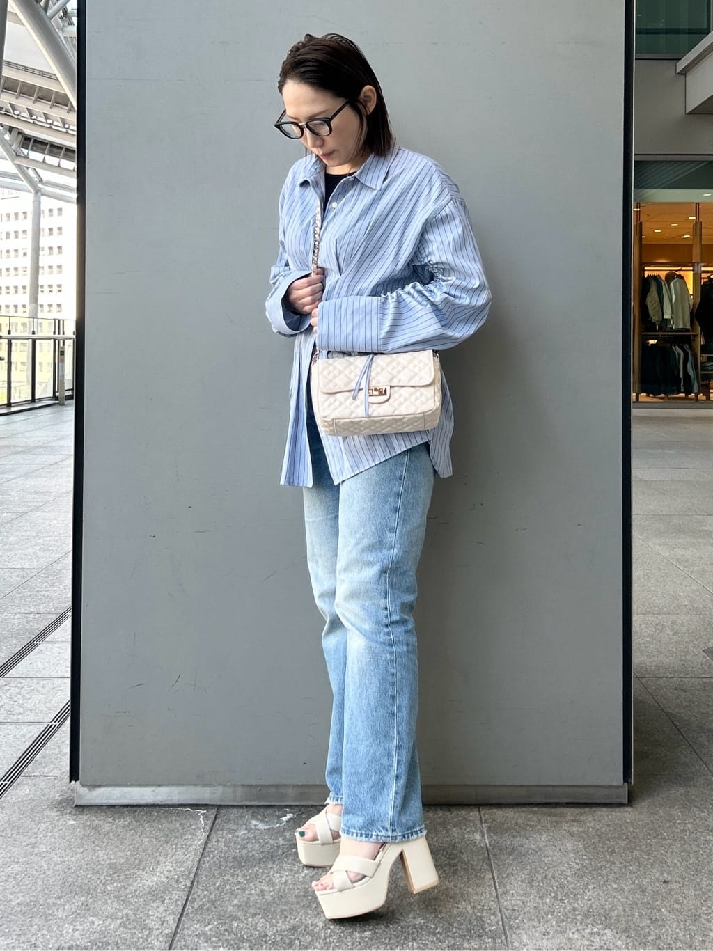 machikoさんの「ESPERANZA｜ラク盛り厚底サンダルⅢ」を使ったコーディネート