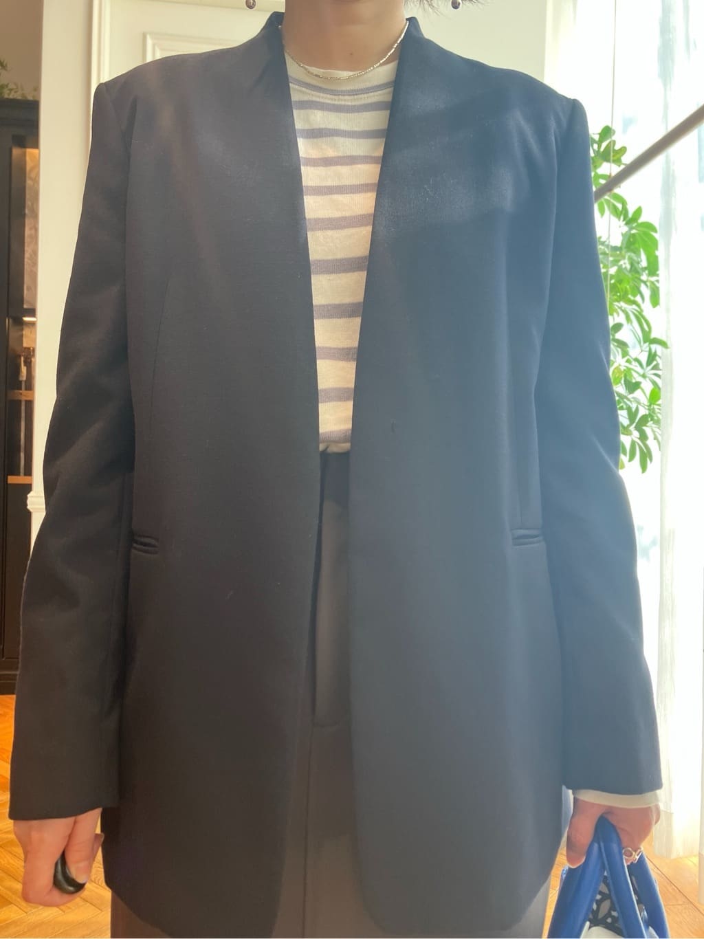 konominさんの「DRESSTERIOR｜【otonaMUSE5月号掲載/日本製】シュリンクレザーミニトート」を使ったコーディネート