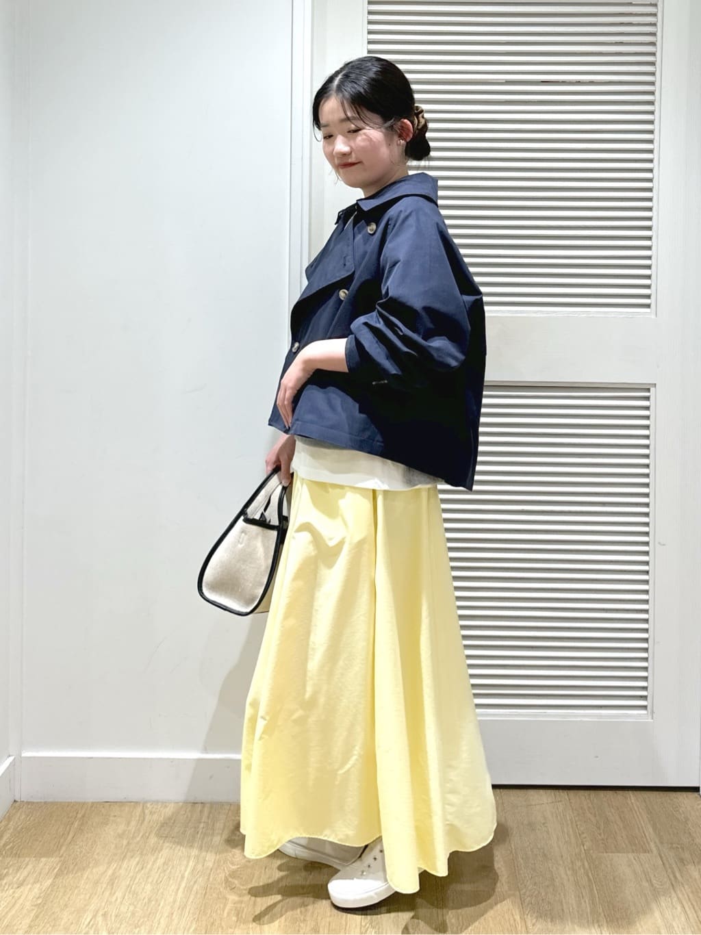 Harunaさんの「Dessin｜◆【洗える】クロップド丈ロゴカットソー（S～L）」を使ったコーディネート