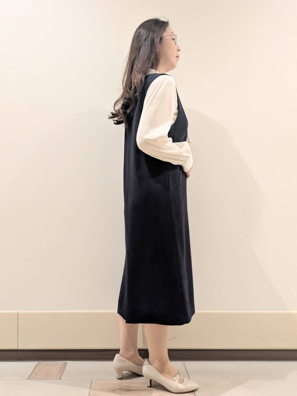 imamiさんの「Reflect｜◆【夏SALE／フォーマル/マシンウォッシュ可】シルキーボウタイデザインブラウス」を使ったコーディネート