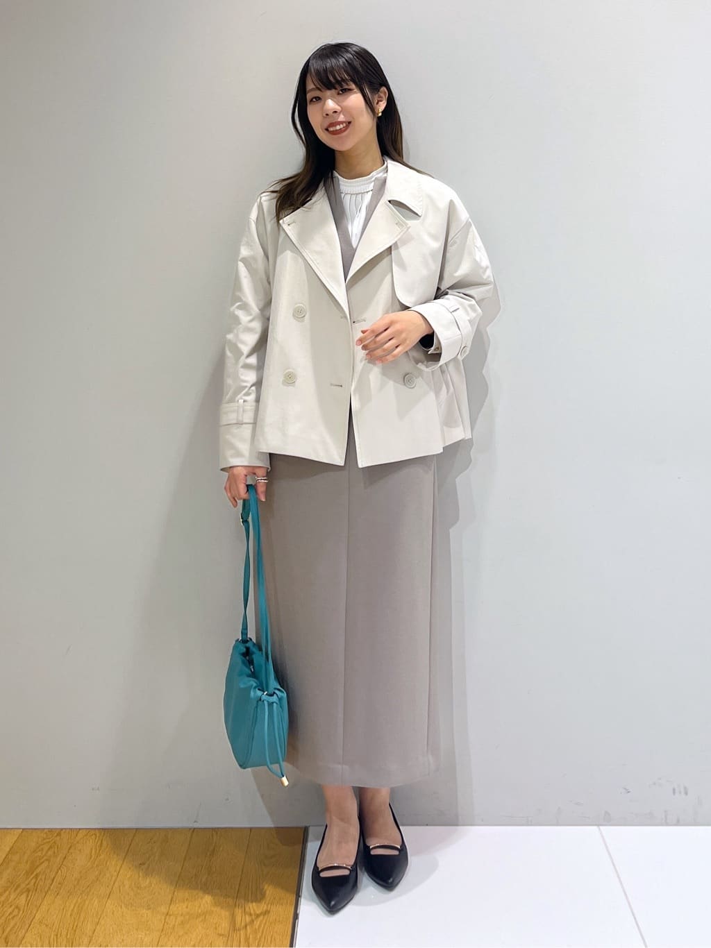 cotaniさんの「grove｜◆【マシンウォッシュ／防シワ】プリーツネックブラウス」を使ったコーディネート